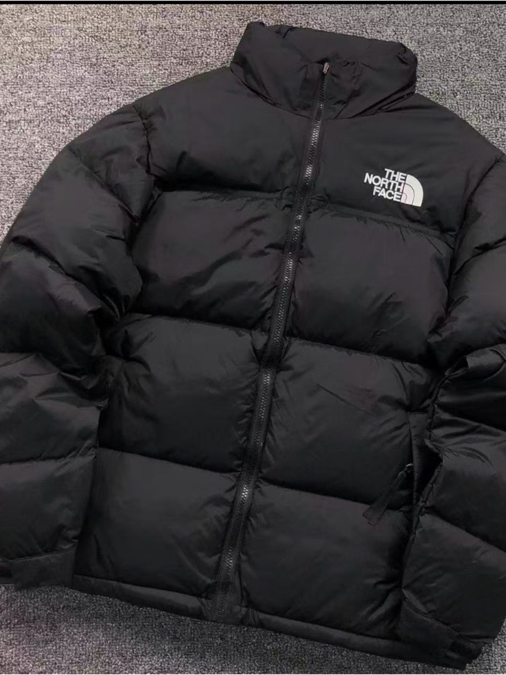 The North Face Black Men’s Puffer Jacket with Logo